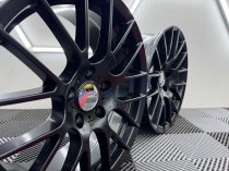 New 18 Inch 359 Style Alloy Wheels In Satin Black, Wider 9" Rears BMW 5x120