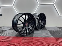 New 18 Inch 359 Style Alloy Wheels In Satin Black, Wider 9" Rears BMW 5x120