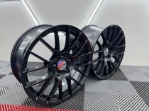 New 18 Inch 359 Style Alloy Wheels In Satin Black, Wider 9" Rears BMW 5x120