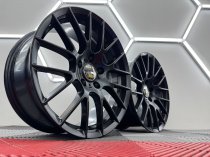New 18 Inch 359 Style Alloy Wheels In Satin Black, Wider 9" Rears BMW 5x120
