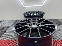 New 18 Inch 359 Style Alloy Wheels In Satin Black, Wider 9" Rears BMW 5x120