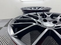 New 18 Inch 359 Style Alloy Wheels In Satin Black, Wider 9" Rears BMW 5x120