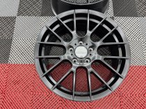 New 18 Inch 359 Style Alloy Wheels In Satin Black, Wider 9" Rears BMW 5x120