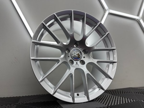 New 19 Inch 359 Style Alloy Wheels In Silver, Deeper 9.5" Rears BMW 5x120