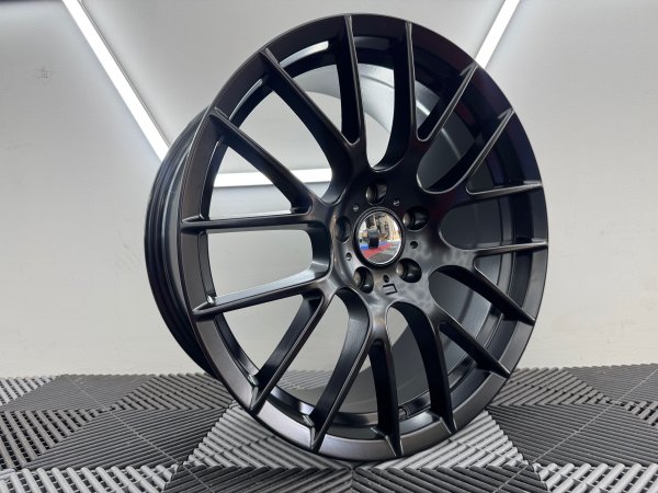 New 19 Inch 359 Style Alloy Wheels In Satin Black, Deeper 9.5" Rears BMW 5x120