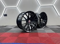 New 19 Inch 359 Style Alloy Wheels In Satin Black, Deeper 9.5" Rears BMW 5x120