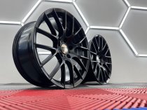 New 19 Inch 359 Style Alloy Wheels In Satin Black, Deeper 9.5" Rears BMW 5x120