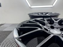 New 19 Inch 359 Style Alloy Wheels In Satin Black, Deeper 9.5" Rears BMW 5x120
