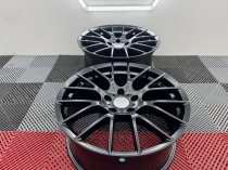 New 19 Inch 359 Style Alloy Wheels In Satin Black, Deeper 9.5" Rears BMW 5x120