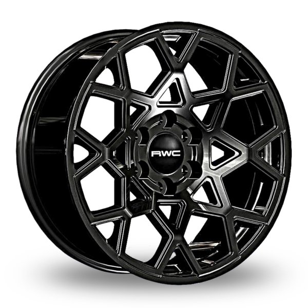 New 17 Inch Alkatec Fred Alloy Wheels in Satin Black 1000kg VW Transporter T5 T6 5x120