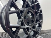 New 17 Inch Alkatec Fred Alloy Wheels in Satin Black 1000kg VW Transporter T5 T6 5x120