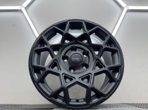 New 17 Inch Alkatec Fred Alloy Wheels in Satin Black 1000kg VW Transporter T5 T6 5x120