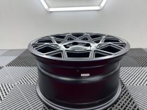 New 17 Inch Alkatec Fred Alloy Wheels in Satin Black 1000kg VW Transporter T5 T6 5x120