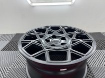 New 17 Inch Alkatec Fred Alloy Wheels in Satin Black 1000kg VW Transporter T5 T6 5x120