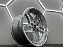New 18 Inch , M Parallel Deep Dish Style Alloy Wheels In Silver With Polished Face and Dish ,Deeper 9.5" Rears BMW E31 E34 E38 E39 5x120