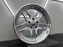 New 18 Inch , M Parallel Deep Dish Style Alloy Wheels In Silver With Polished Face and Dish ,Deeper 9.5″ Rears BMW E31 E34 E38 E39 5x120