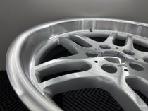 New 18 Inch , M Parallel Deep Dish Style Alloy Wheels In Silver With Polished Face and Dish ,Deeper 9.5" Rears BMW E31 E34 E38 E39 5x120