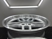 New 18 Inch , M Parallel Deep Dish Style Alloy Wheels In Silver With Polished Face and Dish ,Deeper 9.5" Rears BMW E31 E34 E38 E39 5x120