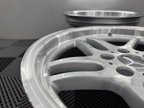 New 18 Inch , M Parallel Deep Dish Style Alloy Wheels In Silver With Polished Face and Dish ,Deeper 9.5" Rears BMW E31 E34 E38 E39 5x120