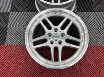New 18 Inch , M Parallel Deep Dish Style Alloy Wheels In Silver With Polished Face and Dish ,Deeper 9.5" Rears BMW E31 E34 E38 E39 5x120