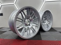 New 18 Inch , Type 65 M Style Alloy Wheels, Flow Forged In Silver With Deep Dish And Deeper 10.5″ Rears BMW E31 E39 E38 5x120