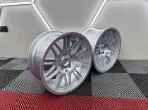 New 18 Inch , Type 65 M Style Alloy Wheels, Flow Forged In Silver With Deep Dish And Deeper 10.5" Rears BMW E31 E39 E38 5x120