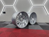 New 18 Inch , Type 65 M Style Alloy Wheels, Flow Forged In Silver With Deep Dish And Deeper 10.5" Rears BMW E31 E39 E38 5x120