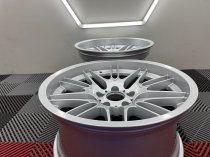 New 18 Inch , Type 65 M Style Alloy Wheels, Flow Forged In Silver With Deep Dish And Deeper 10.5" Rears BMW E31 E39 E38 5x120