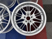 New 18 Inch , Type 65 M Style Alloy Wheels, Flow Forged In Silver With Deep Dish And Deeper 10.5" Rears BMW E31 E39 E38 5x120