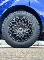New 16 Inch Rogue Revolution Alloy Wheels In Satin Black 1500kg Load Rating Ford Transit Custom 5x160