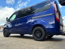 New 16 Inch Rogue Revolution Alloy Wheels In Satin Black 1500kg Load Rating Ford Transit Custom 5x160