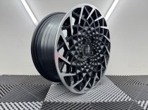 New 16 Inch Rogue Revolution Alloy Wheels In Satin Black Polished 1500kg Load Rating Ford Transit Custom 5x160