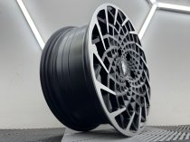 New 16 Inch Rogue Revolution Alloy Wheels In Satin Black Polished 1500kg Load Rating Ford Transit Custom 5x160