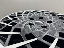 New 16 Inch Rogue Revolution Alloy Wheels In Satin Black Polished 1500kg Load Rating Ford Transit Custom 5x160