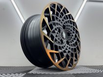 New 16 Inch Rogue Revolution Alloy Wheels In Satin Black With Bronze Lip 1500kg Load Rating Ford Transit Custom 5x160