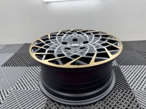 New 16 Inch Rogue Revolution Alloy Wheels In Satin Black With Bronze Lip 1500kg Load Rating Ford Transit Custom 5x160