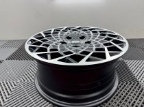 New 16 Inch Rogue Revolution Alloy Wheels In Satin Black Polished 1500kg Load Rating Vauxhall Movano C, Citroen Relay, Fiat Ducato, Peugeot Boxer Vans 5x118