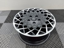 New 16 Inch Rogue Revolution Alloy Wheels In Satin Black Polished 1500kg Load Rating Vauxhall Movano C, Citroen Relay, Fiat Ducato, Peugeot Boxer Vans 5x118