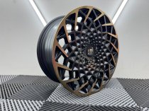 New 16 Inch Rogue Revolution Alloy Wheels In Satin Black With Bronze Lip 1500kg Load Rating Vauxhall Movano C, Citroen Relay, Fiat Ducato, Peugeot Boxer Vans 5x118