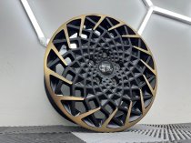 New 16 Inch Rogue Revolution Alloy Wheels In Satin Black With Bronze Lip 1500kg Load Rating Vauxhall Movano C, Citroen Relay, Fiat Ducato, Peugeot Boxer Vans 5x118