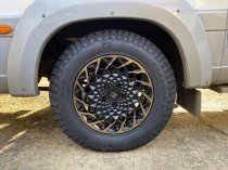 New 16 Inch Rogue Revolution Alloy Wheels In Satin Black With Bronze Lip 1500kg Load Rating Vauxhall Movano C, Citroen Relay, Fiat Ducato, Peugeot Boxer Vans 5x118