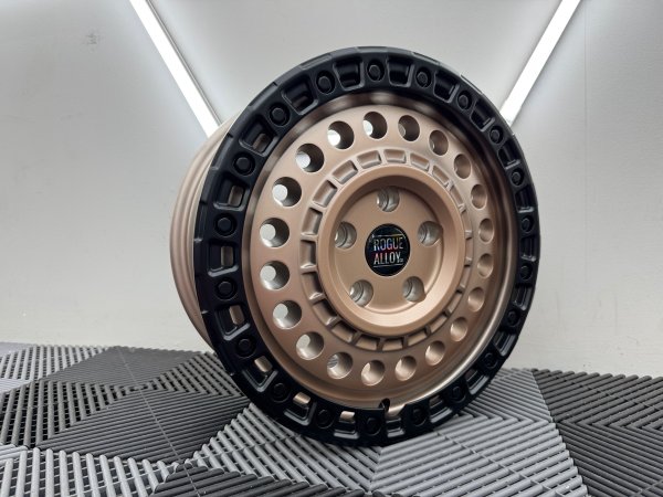 New 16 Inch Rogue Rocky Alloy Wheels In Sand With Black Lip 2000kg Load Rating Vauxhall Movano C, Citroen Relay, Fiat Ducato, Peugeot Boxer Vans 5x118
