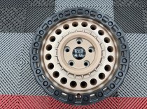 New 16 Inch Rogue Rocky Alloy Wheels In Sand With Black Lip 2000kg Load Rating Vauxhall Movano C, Citroen Relay, Fiat Ducato, Peugeot Boxer Vans 5x118