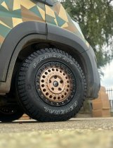 New 16 Inch Rogue Rocky Alloy Wheels In Sand With Black Lip 2000kg Load Rating Vauxhall Movano C, Citroen Relay, Fiat Ducato, Peugeot Boxer Vans 5x118