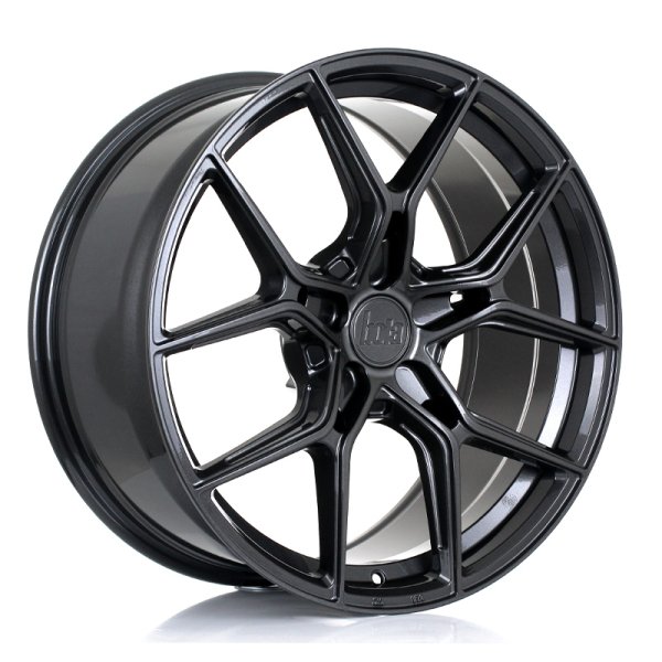 New 22 Inch BOLA FLG Alloy Wheels In Gloss Gunmetal, Wider Rear Options