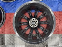 Used 20 Inch Genuine Bmw Style 759 Individual Alloy Wheels,G30 G31 5 Series, Recently Refurbished In Gloss Black, Wide Rear 5x112