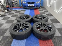 Used 21" Range Rover Sport L494 L405 Style 5085 Alloy Wheels In Gloss Black + Tyres 5x120