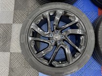 Used 21" Range Rover Sport L494 L405 Style 5085 Alloy Wheels In Gloss Black + Tyres 5x120