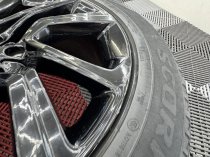 Used 21" Range Rover Sport L494 L405 Style 5085 Alloy Wheels In Gloss Black + Tyres 5x120