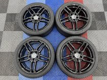 Used 18 Inch Genuine Mercedes A Class A176 AMG 5 Twin Spoke Alloy Wheels in Gloss Black, 5x112